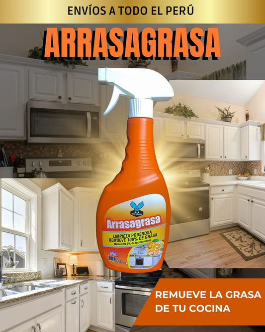 Arrasa Grasa 650 Ml Limpieza Poderosa